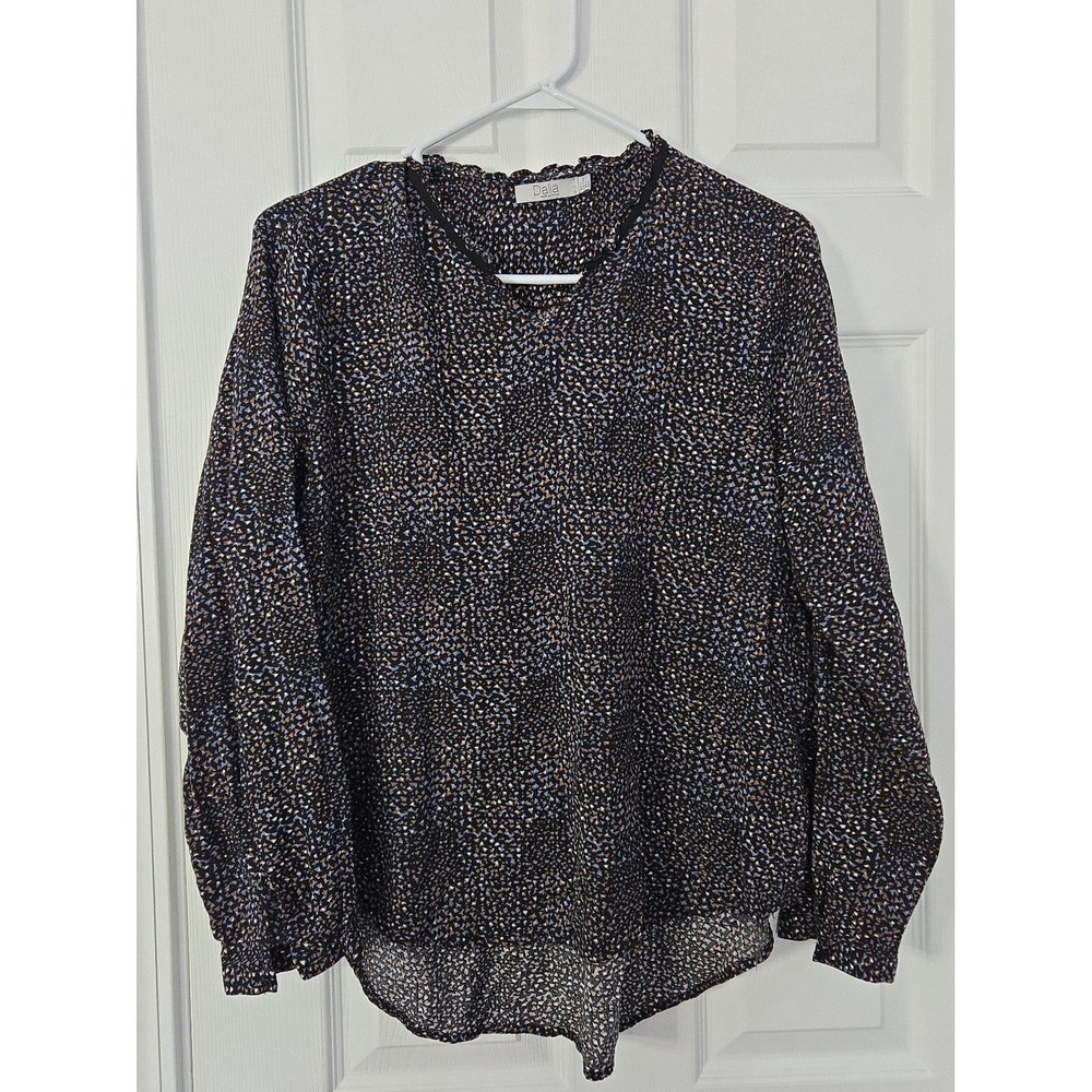 Dalia Womans Long Sleeve Blouse‎ Size Large